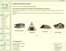 Tablet Screenshot of kampeerbungalows.nl